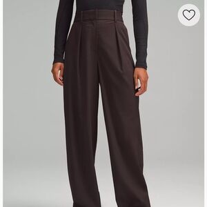 Lululemon high rise trouser in chocolate brown size 6